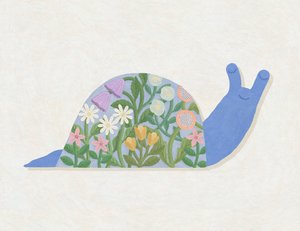 Forårsblomstrende snegl, 2023 (digital)