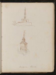 To arkitektoniske undersøgelser af monumenter, placering noteret som "avignon - Frankrig" af Lady Butler
