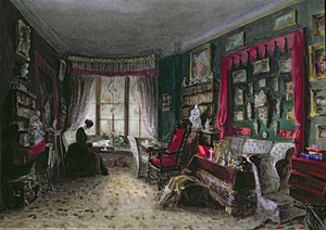 Vores dagligstue i London, 1849 af Lady Honoria Cadogan