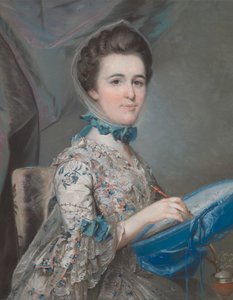 Selvportræt af Lady Mary Lowther