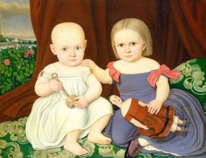 Herbert-børnene, 1857. af Lambert Sachs