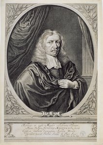 Johannes Hevelius (1611-87) 1668 af Lambert de Visscher