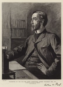 Dagens berømtheder, den højre ærede Arthur Wellesley Peel, MP af Lance Calkin