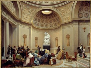Ceremoni ved forsoningskapellet i 1835 (Parisisk kapel beliggende 29, rue Pasquier i 8. arrondissement). Maleri af Theodore Turpin De Crisse (1782-1859) af Lancelot Théodore Turpin de Crissé de Crissé