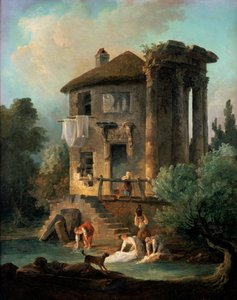 Vesta-templet i Tivoli, Rom, 1831