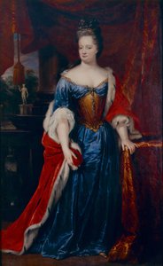 Portræt af prinsesse Henrietta Amalia af Anhalt-Dessau, prinsesse af Nassau-Dietz (1666 - 1726)