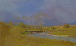 Podtatranska landskab efter forårsregn, 1878-79 af Laszlo Mednyanszky