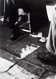 At Coffee (vintage gelatine sølv fotografi) af Laszlo Moholy Nagy