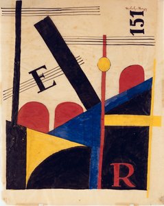 Skitse til det store jernbanebillede