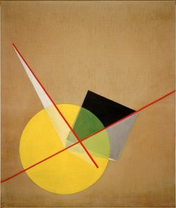Gul cirkel af Laszlo Moholy Nagy