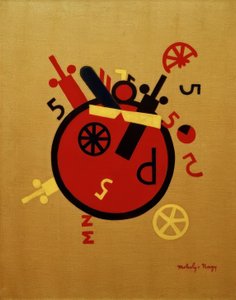 Stort hjul af Laszlo Moholy Nagy