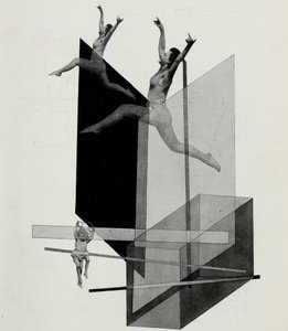 Menneskelig mekanik variation. Fra Scenen i Bauhaus Scenen i Bauhaus, 1925. af Laszlo Moholy Nagy