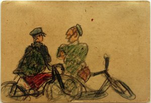 Uden titel (taler med cyklister) af Laszlo Moholy Nagy