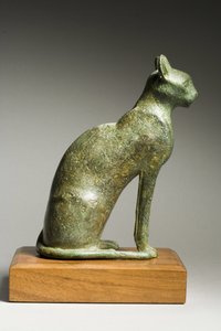 Kat, sen dynastisk periode, 664-332 f.Kr. (bronze) af Late Period Egyptian