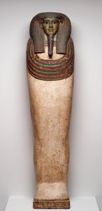 Kiste af Horankh, ca. 700 f.Kr. (træ, gesso, maling, obsidian, calcit og bronze) af Late Period Egyptian