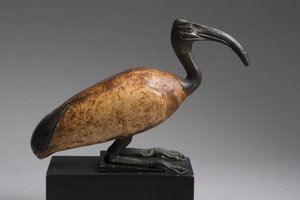 Ibis (bronze og træ) af Late Period Egyptian