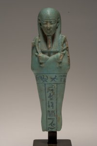 Shabti-figur for Djedhor (fajance)