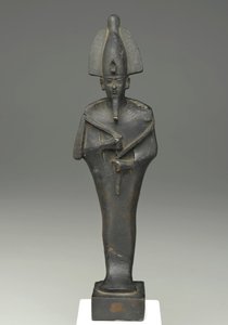 Stående mummiform af Osiris, 664-332 f.Kr. (bronze) af Late Period Egyptian
