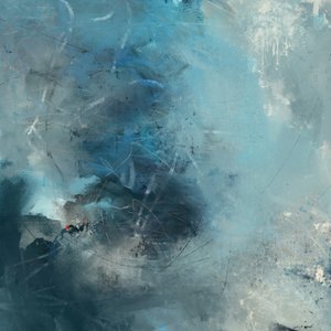 Abstrakt: Ocean Blues af Laura H Gibson