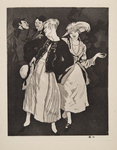 Bank Holiday, pub 1924. af Laura Knight