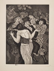 Lidt ferie, pub. 1925. af Laura Knight