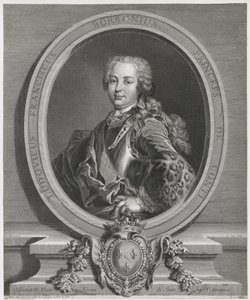 Laurent Cars - Louis François de Bourbon, prins af Conti af Laurent Cars