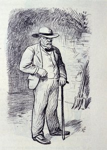 Portræt af Louis Pasteur (1822-1895) i hans ejendom i Villeneuve-l
