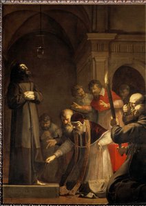 Pave Nicholas V (1398-1455) åbnede i 1449 kælderen i Saint Francois d