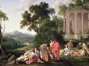 Laban søger efter idolerne, 1647 af Laurent de la Hyre