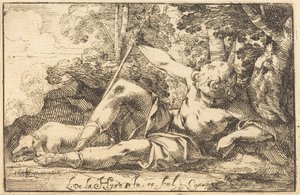Narcissus ved foråret af Laurent de la Hyre