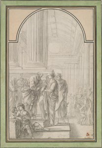 Præsentationen i templet af Laurent de la Hyre