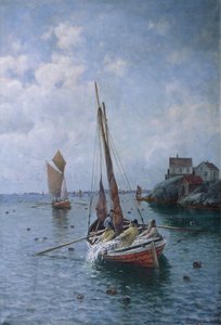 Sildefiskeri af Lauritz Haaland