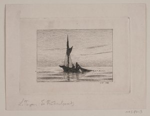 En fiskerbåd af Laurits Regner Tuxen