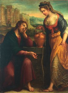 Kristus og den samaritanske kvinde, 1607.