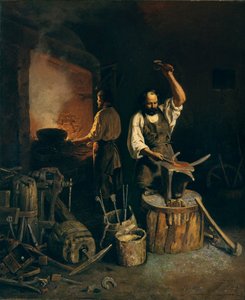 Smedjen, 1845 af Lavr Kuzmich Plakhov