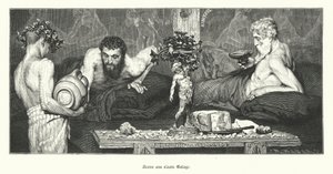 Græsk vin (gravering) af Lawrence (after) Alma Tadema