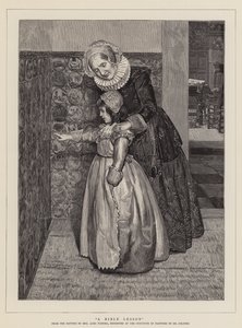 En bibel lektion af Lawrence Alma Tadema