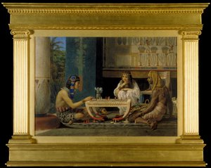 Egyptiske skakspillere, 1865 af Lawrence Alma Tadema