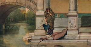 Fiskeri, 1875 af Lawrence Alma Tadema