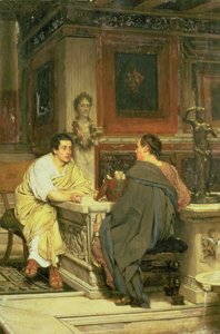 Diskursen; En Chat af Lawrence Alma Tadema