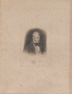Portræt af den historiske romanforfatter og digter Sir Walter Scott 1771-1832, ca. 1840. af Lazarus Gottlieb Sichling