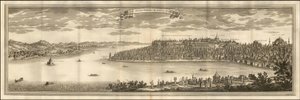1711 illustration - Udsigt til den store serrail i Konstantinopel af Le Blond