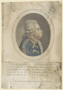 Portræt af William V, Prins af Orange-Nassau af Le Grand