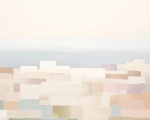 Ocean Blocks, ca. 2023 (blandede medier)
