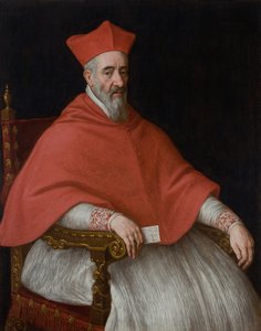 Portræt af en kardinal Giovanni Dolfin 1545-1622