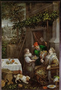 Sommer (maleri på lærred) af Leandro da Ponte Bassano