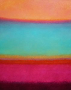 Morning Glory, 2025 (olie på lærred) af Lee Campbell