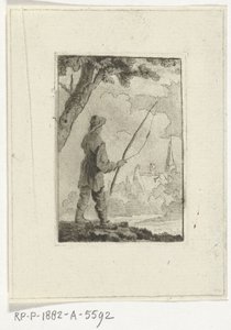 Lystfisker af Leendert Brasser