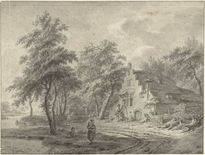 Gård på en landevej