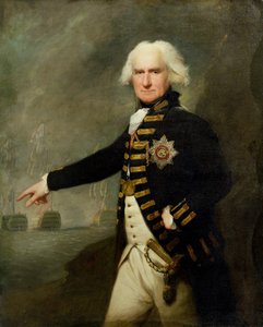 Admiral Lord Bridport (1727-1814) ca. 1795 (olie på lærred) af Lemuel Francis Abbott